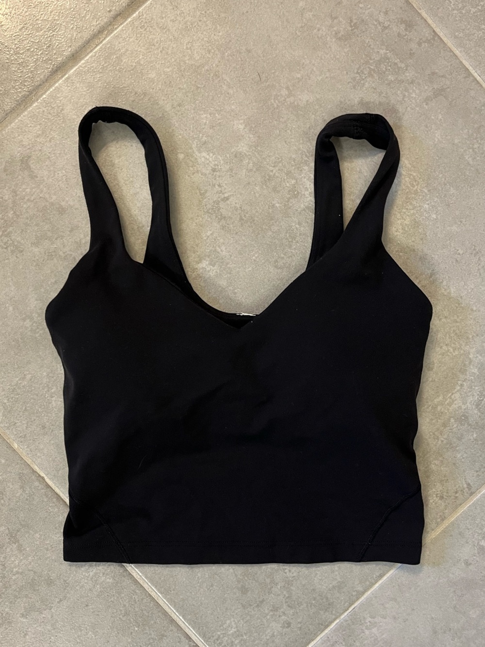 Black lululemon align tank top. Size 0.